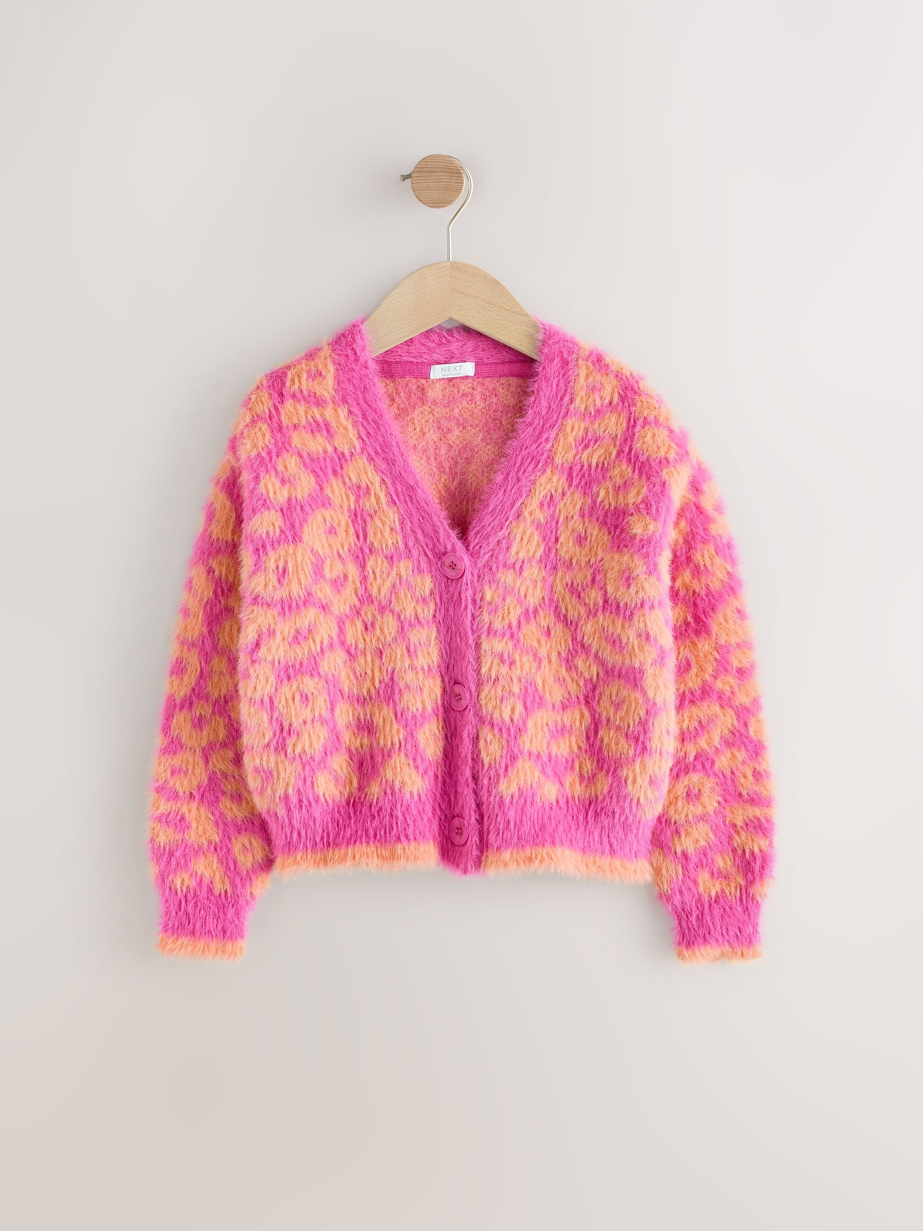 Pink and Orange Leopard - Rechthoekig vest (3-16jr)