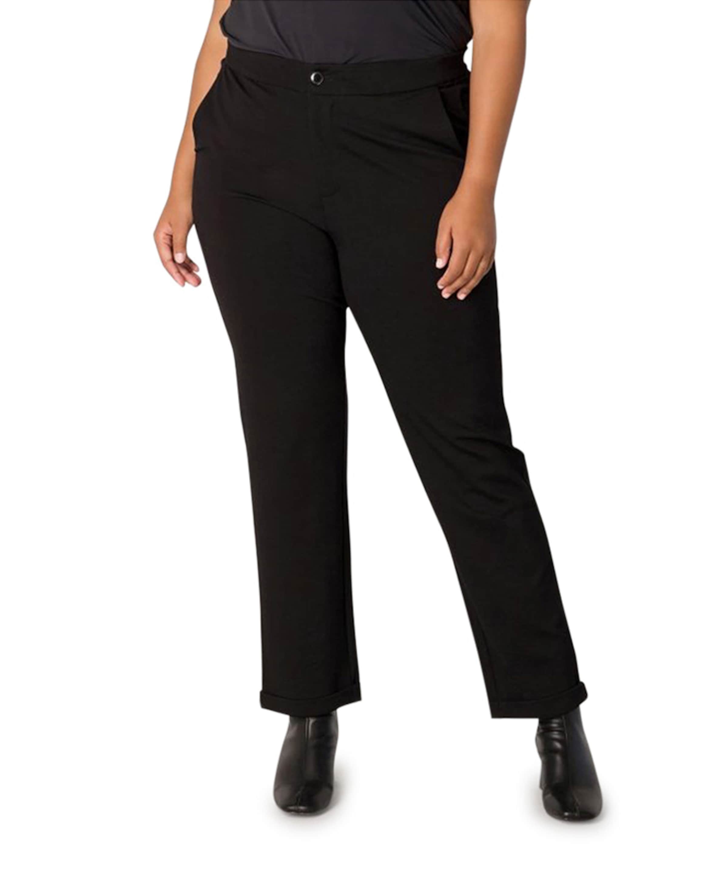 Base Level Curvy Yoella dames broek zwart