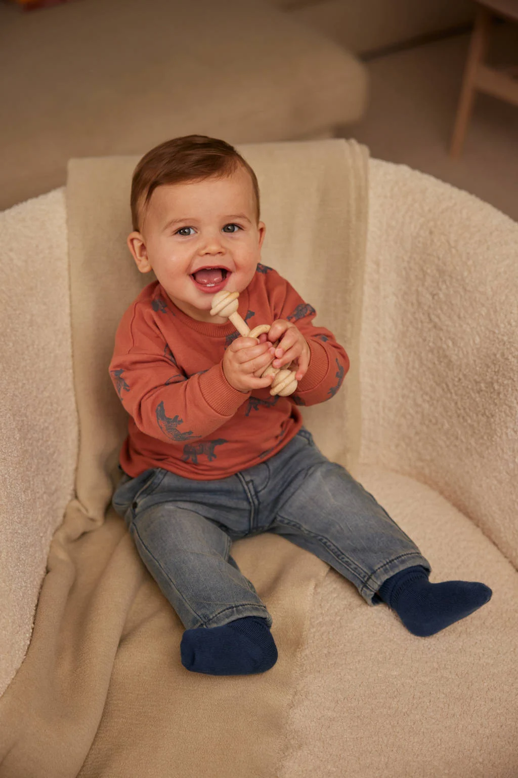 Dirkje sweater donker oranje