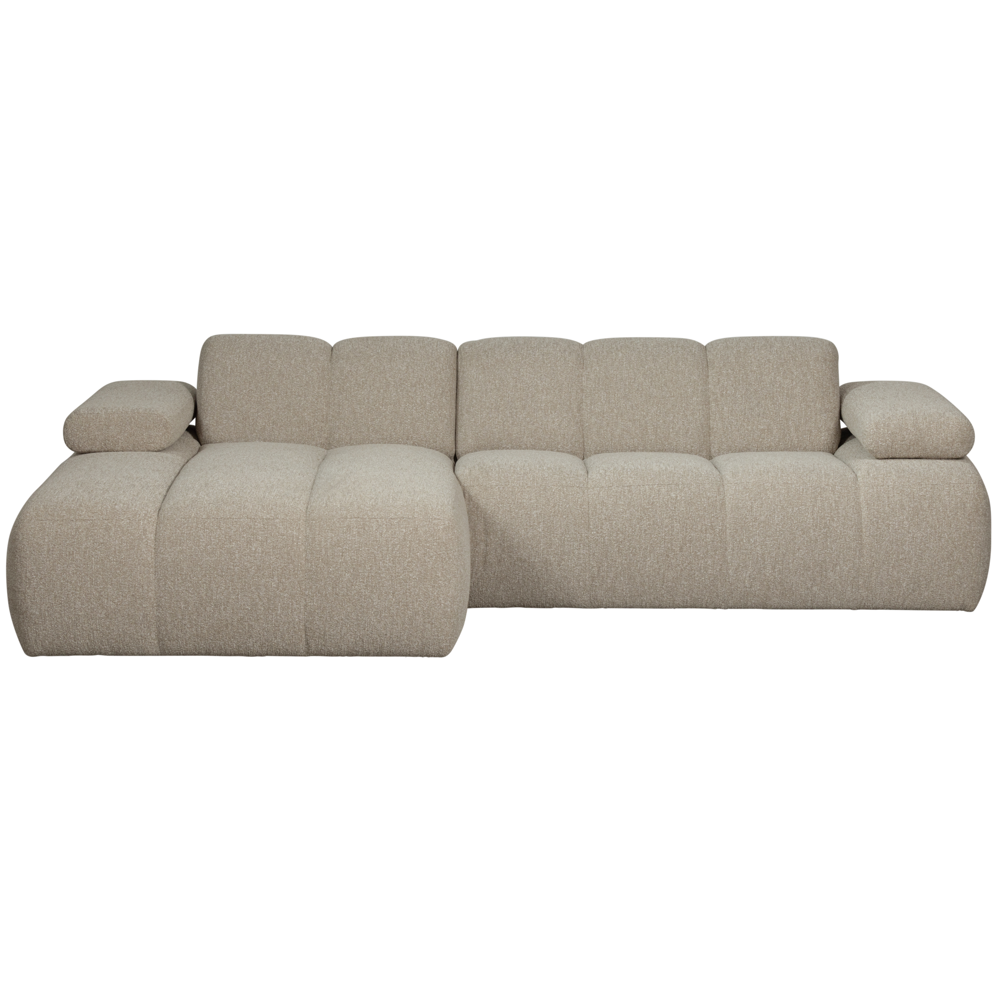 Mojo Chaise Longue - Bouclé - Beige Melange Mojo Chaise Longue - Links - Bouclé - Beige Melange