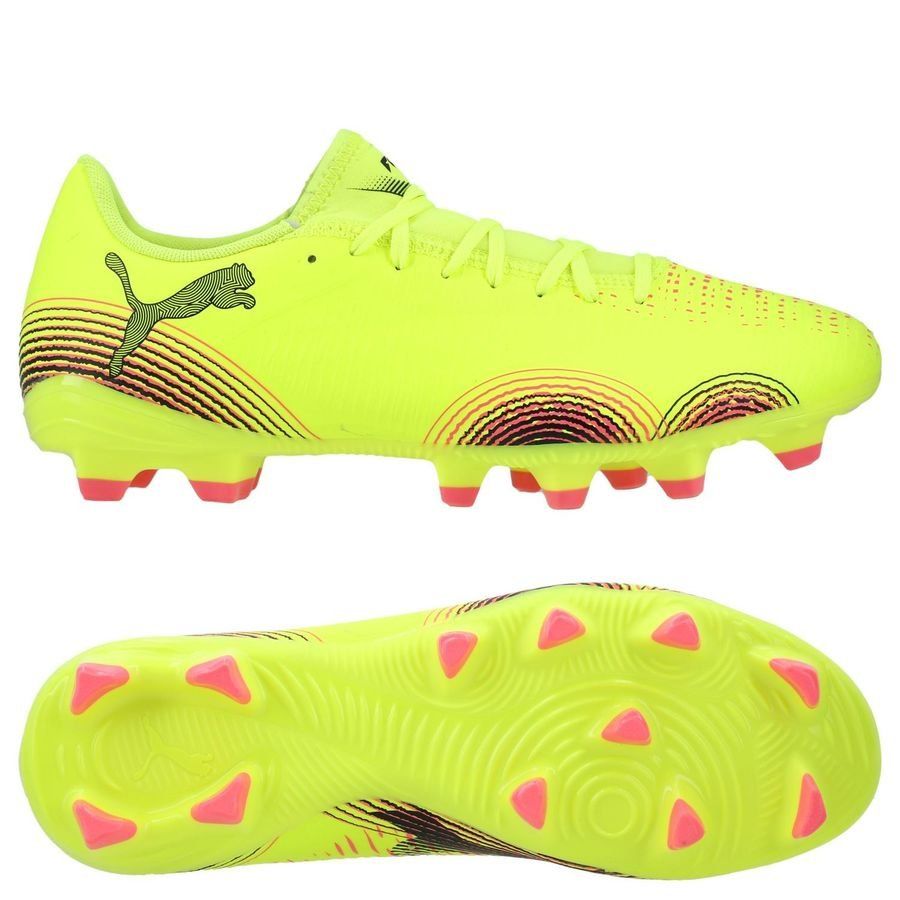 PUMA Future 8 Play FG/AG Audacity - Jaune/Noir/Sun Struck Femme