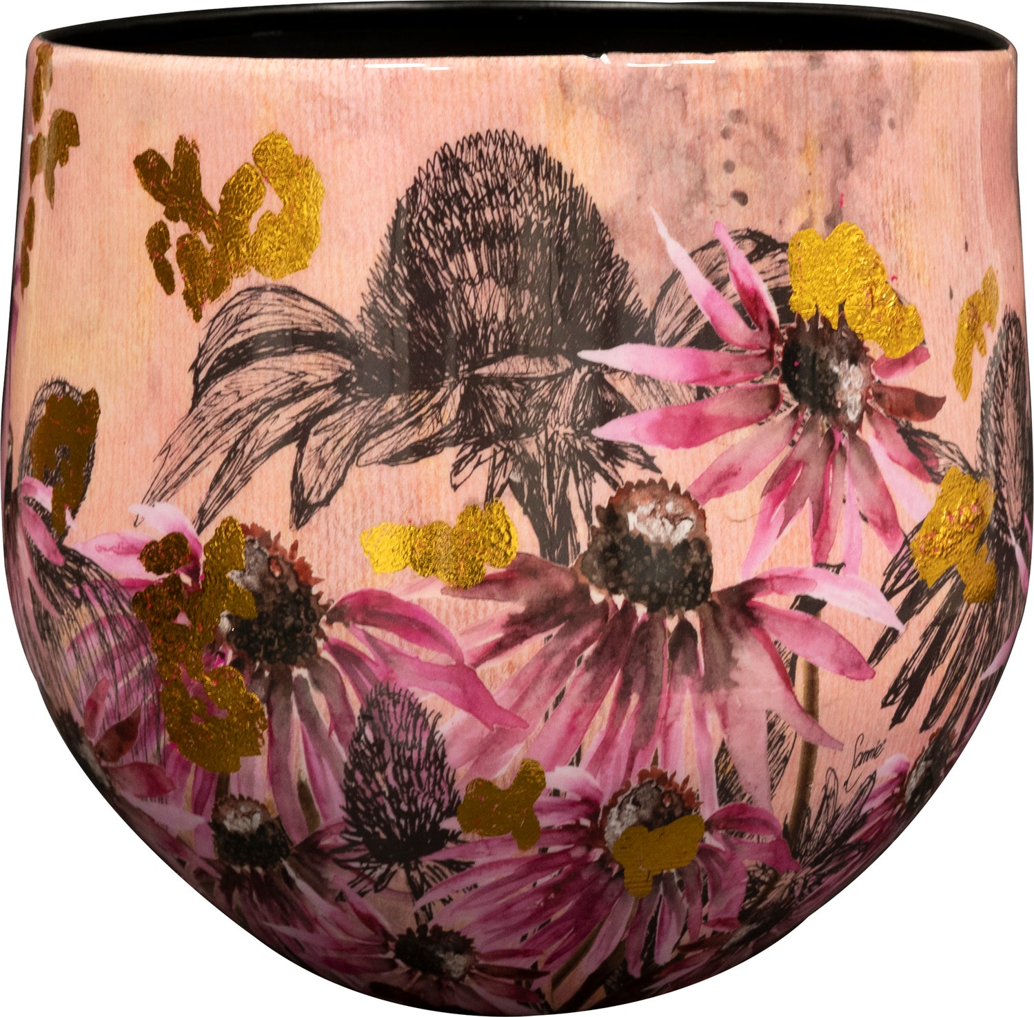 TS bloempot Polly roze D 24 H 21 cm