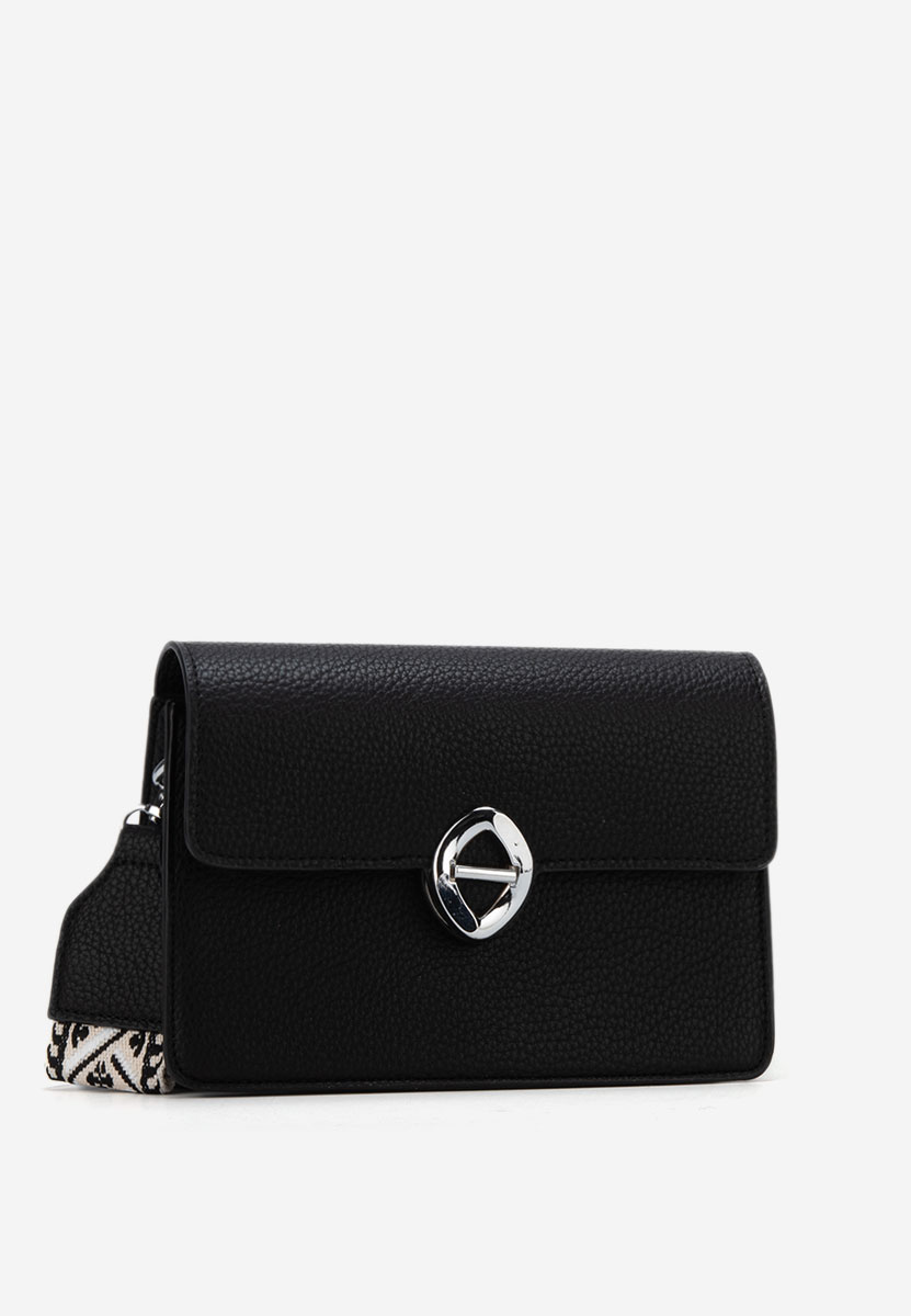 Sac bandoulière femme noire Giselle