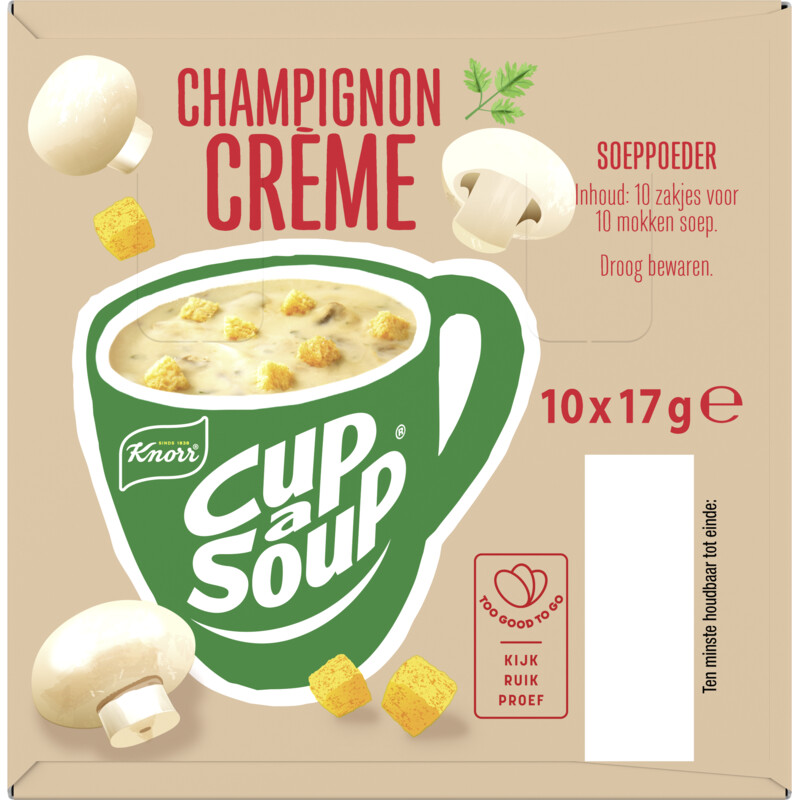 Knorr Cup-a-soup champignon crème 10-pack