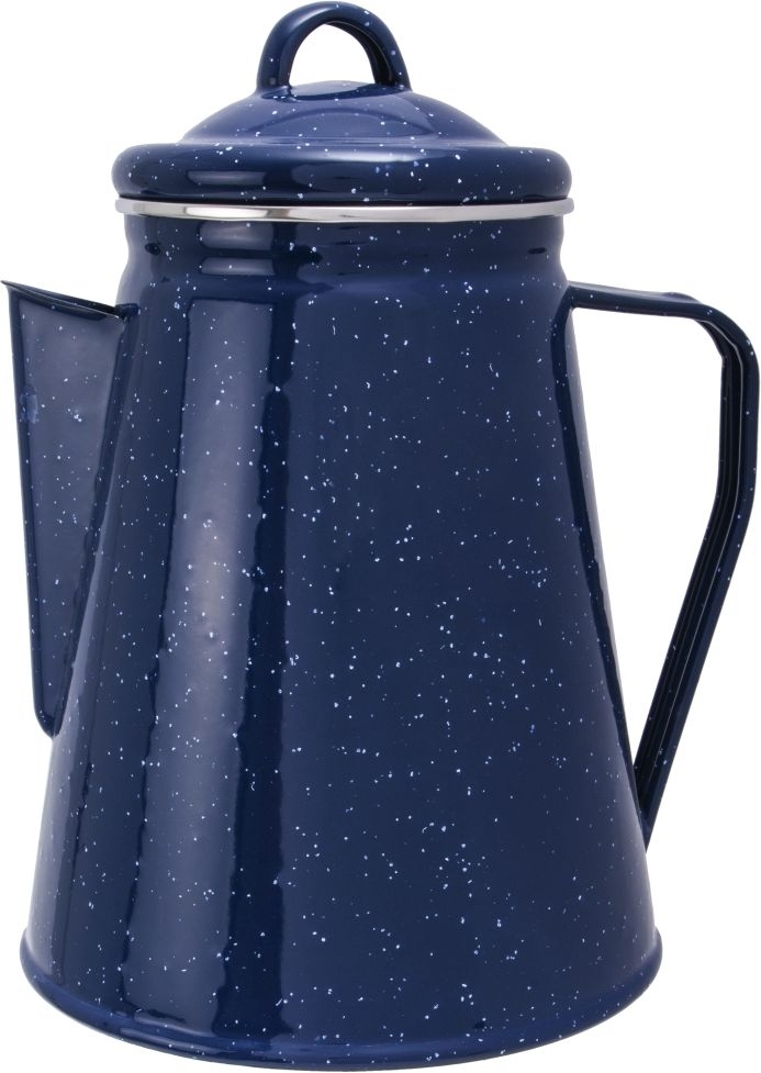 Origin Outdoors Emaille Kaffeekanne 1,8 Liter blau