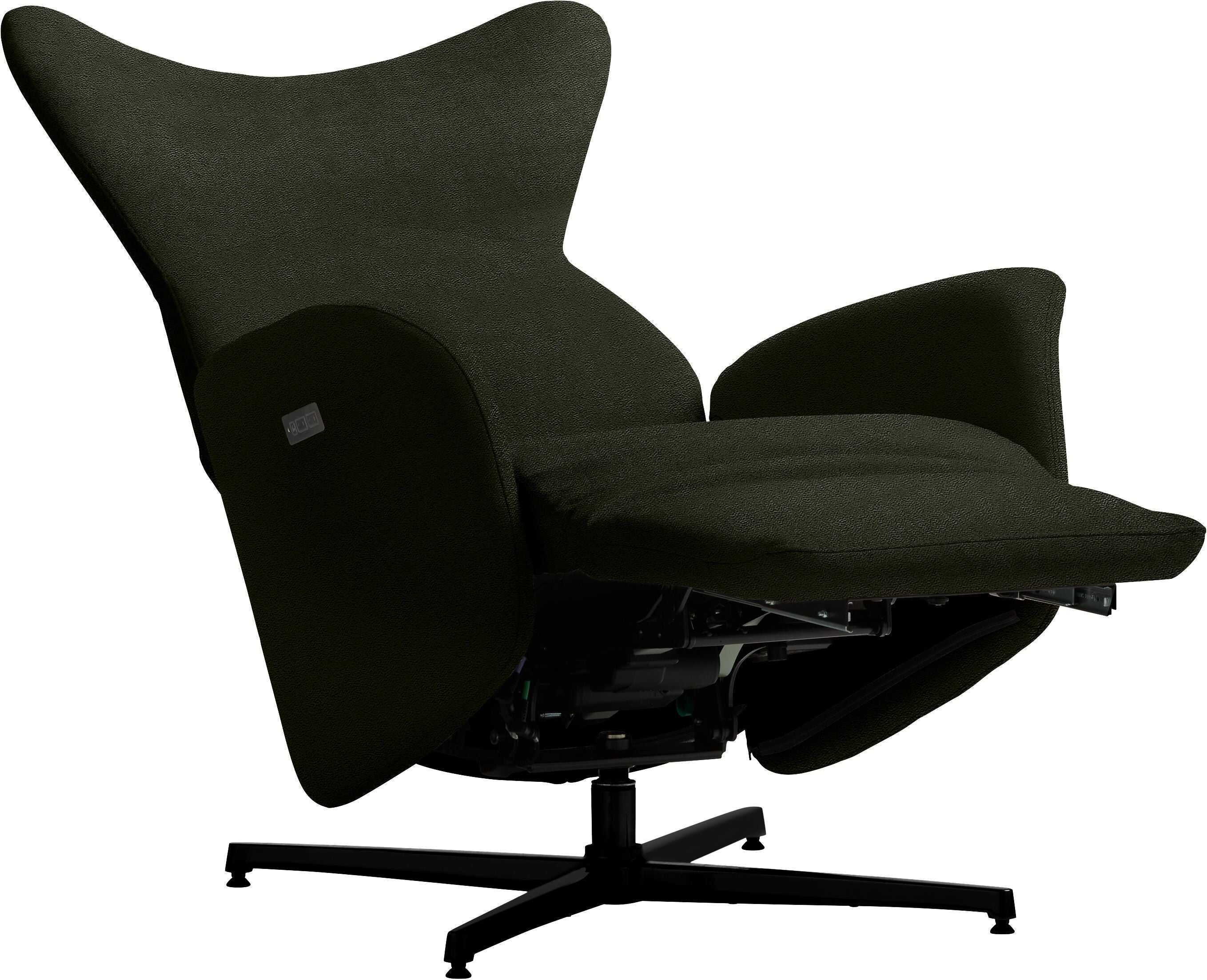 ASCAN Relaxsessel - Grün / B: 76.0 cm x T: 78.0 cm x H: 114.0 cm