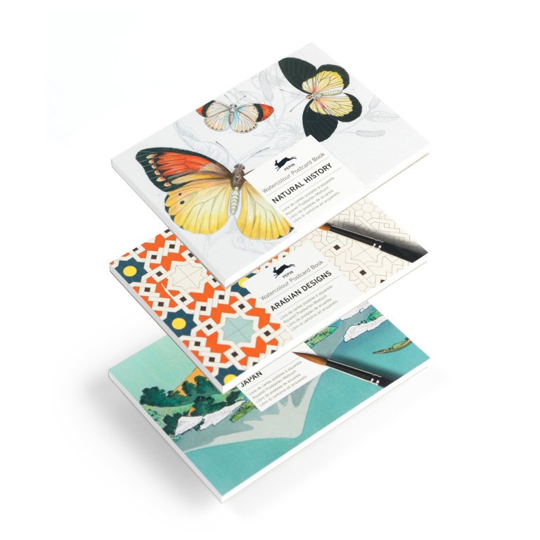 Pepin Künstler-Postkarten-Malbuch Aquarellpapier
