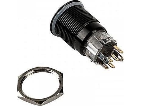 DimasTech DimasTech Vandalismusschalter/-taster 19mm, Blackline Dot - RGB