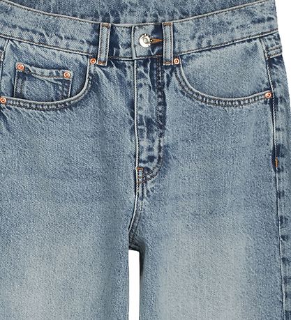 Grønt Jeans - Ritt Slit Vintage - Blåe Vintage