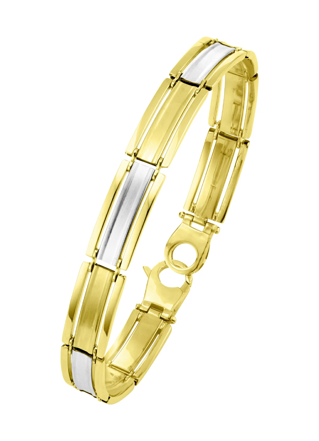 Armband in Bicolor mit Karabinerverschluss