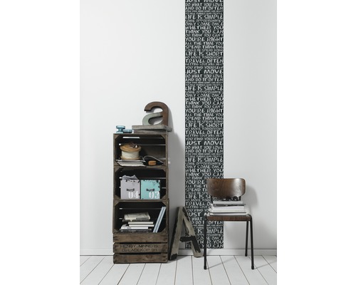 Pop-up paneel zelfklevend 94267-1 Krijtbord zwart