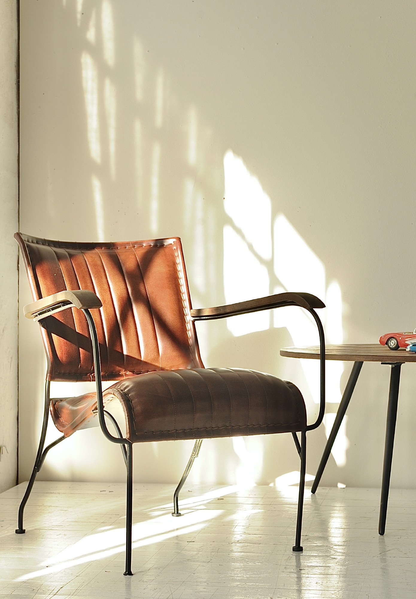 Armsessel 'Florine', braun, B 68 cm, L 76 cm, H 75 cm von fischer's lagerhaus