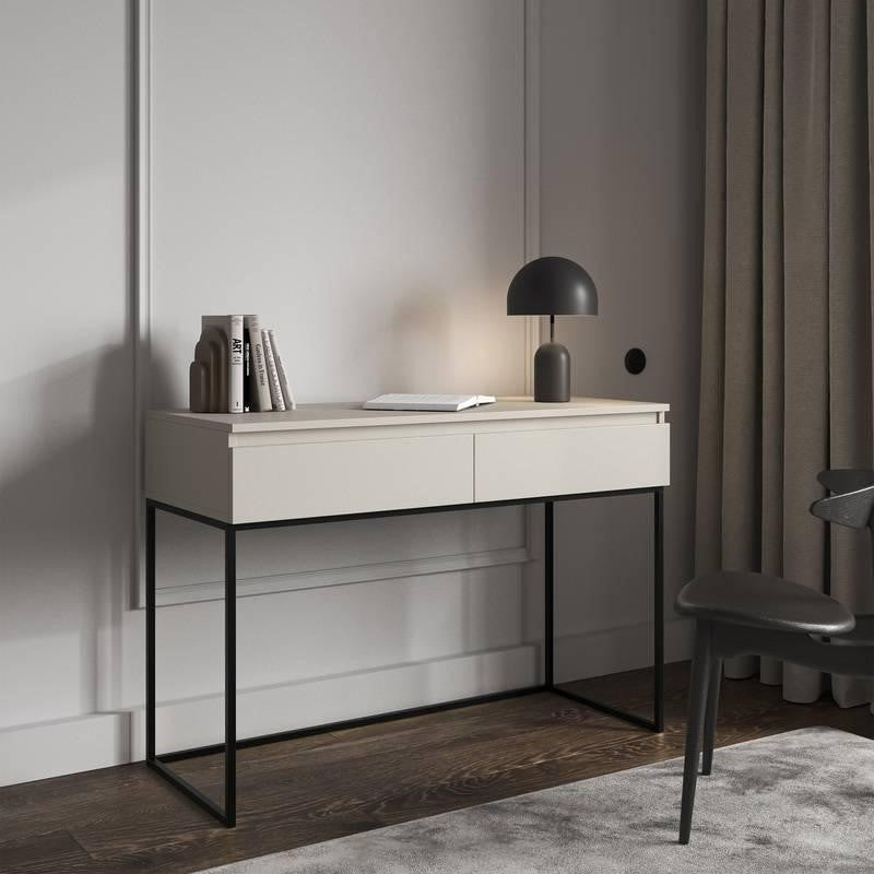 NADUVI Collection Kate Bureau - Greige - Zwart