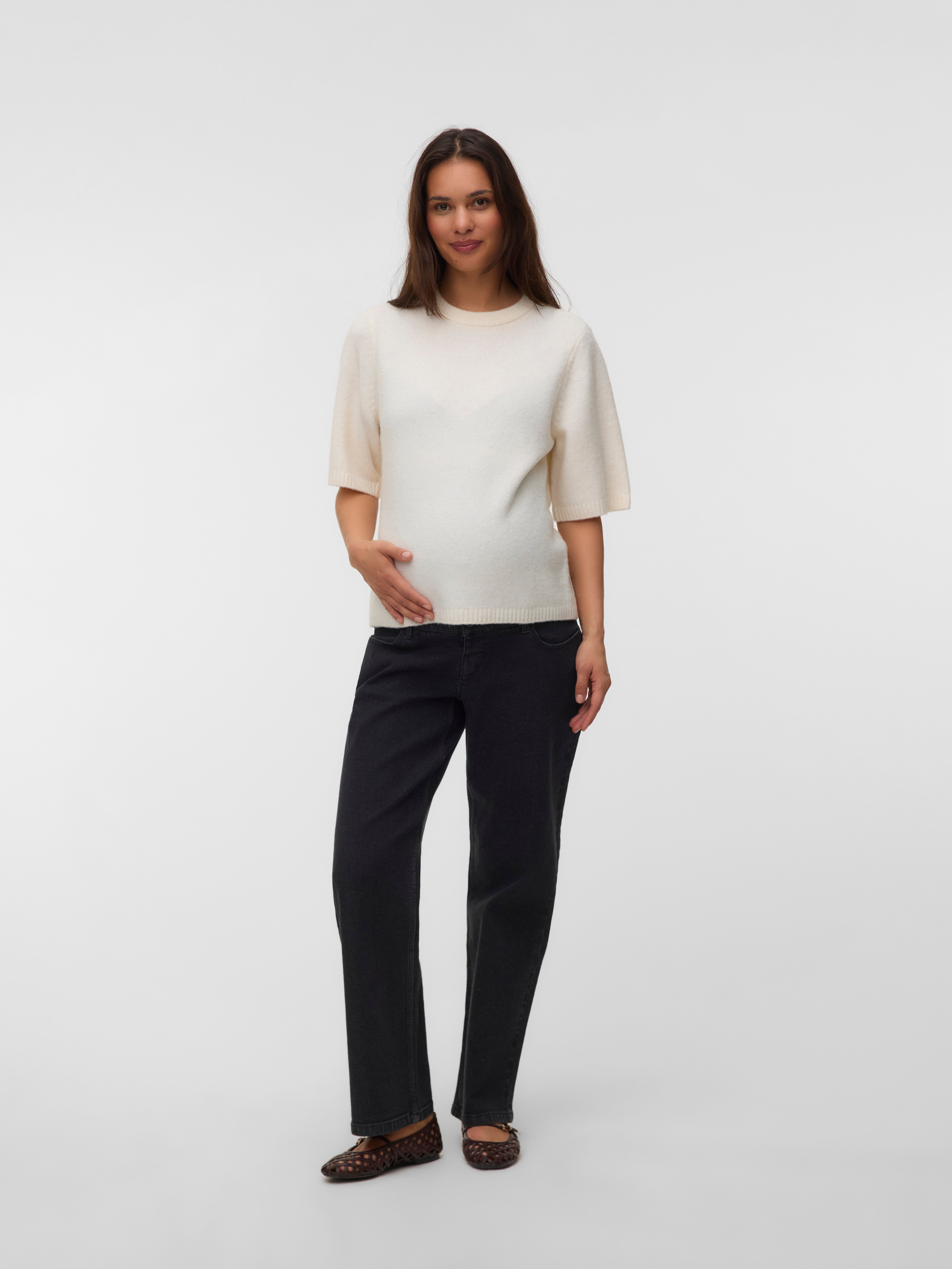 Loose fit O-hals Pullover