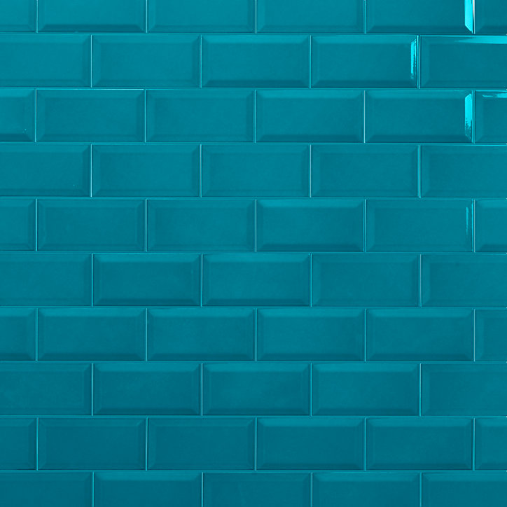 Carrelage mural 10 x 20 cm bleu GoodHome