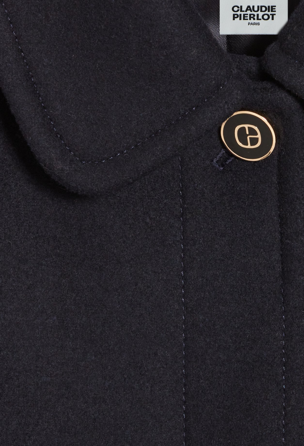 Manteau col claudine
