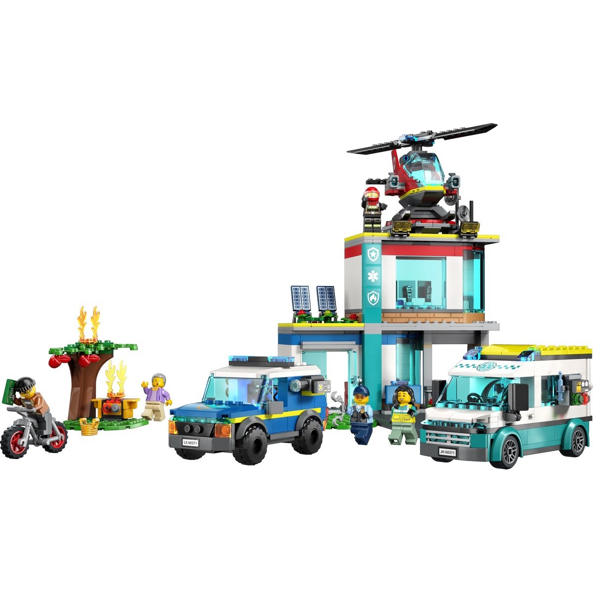 Le QG des véhicules d'urgence Lego City 60371