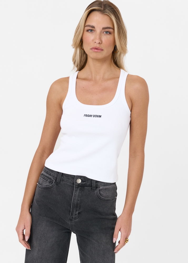 Friday Denim tanktop wit