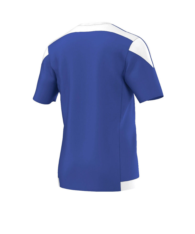 adidas Striped 15 Trikot kurzarm Dunkelblau Weiss