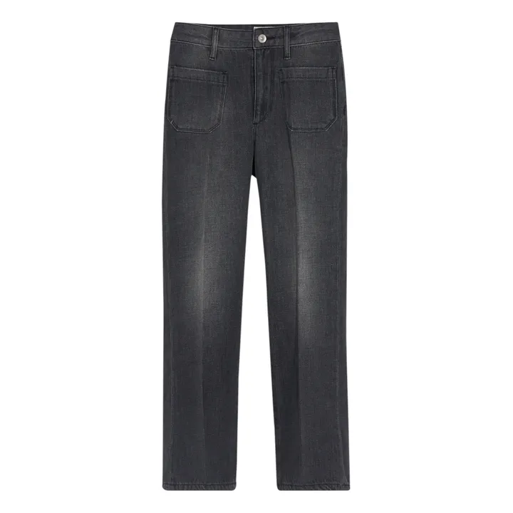Bellerose Jean Flare Pepy | Denim noir
