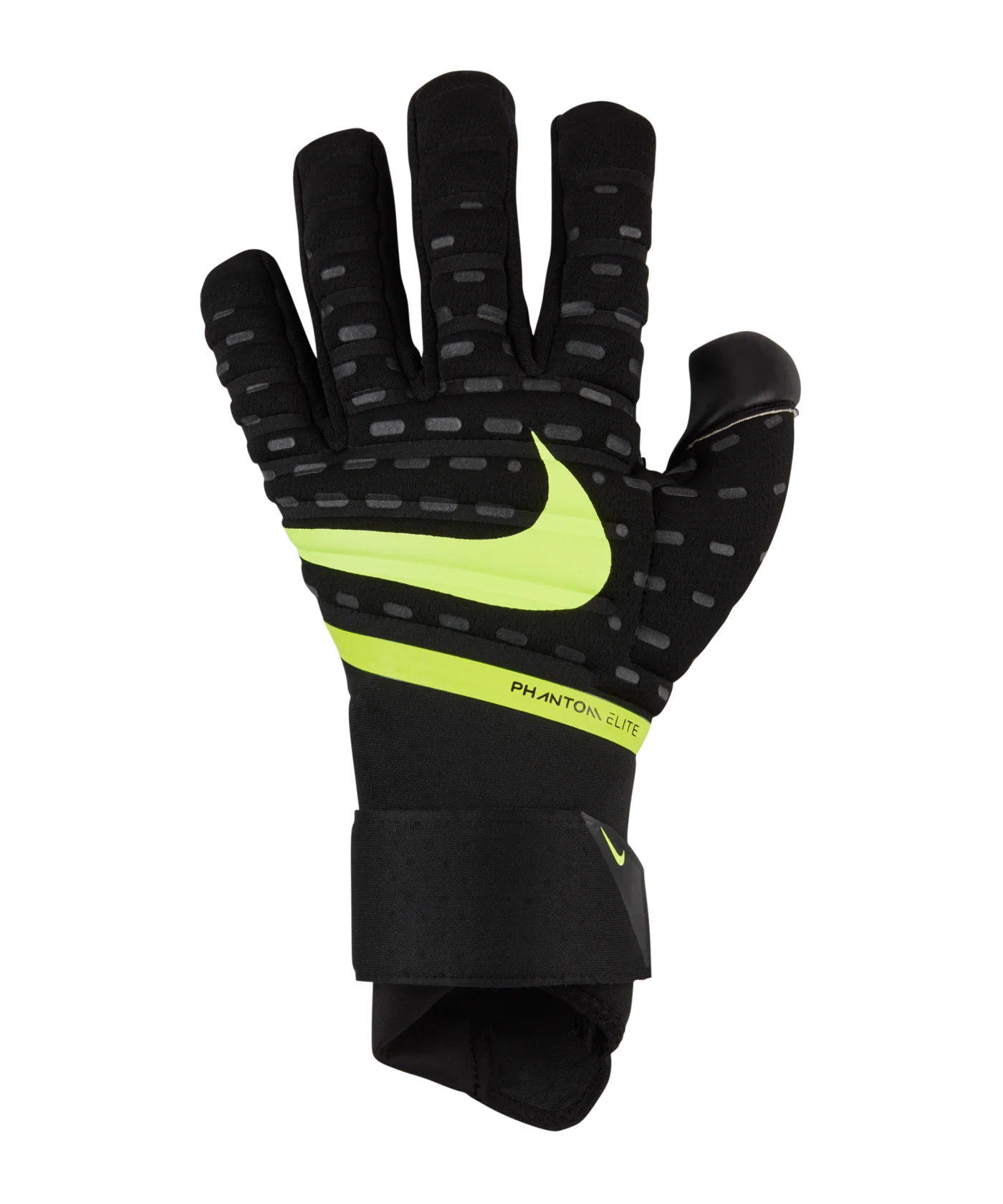 Nike Phantom Elite Recharge Torwarthandschuhe Schwarz Gelb F014