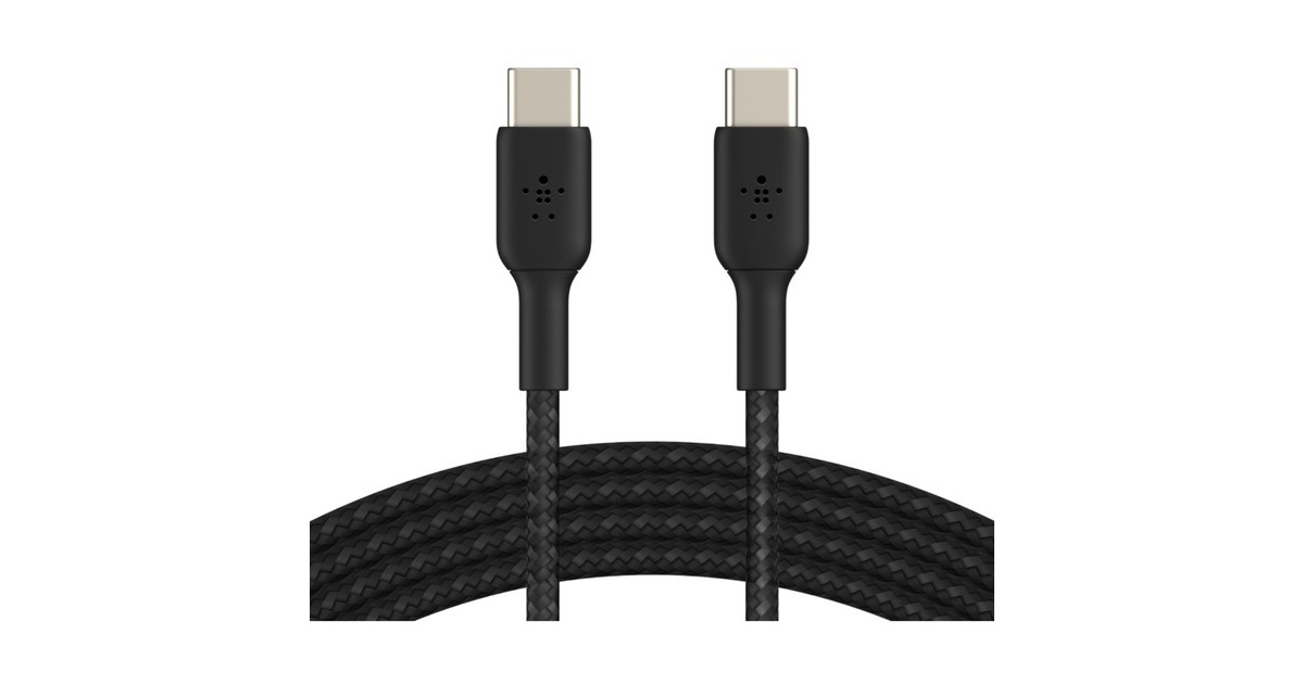 BelkinBOOSTCHARGE gevlochten USB-C kabel  (Zwart, 1 meter)