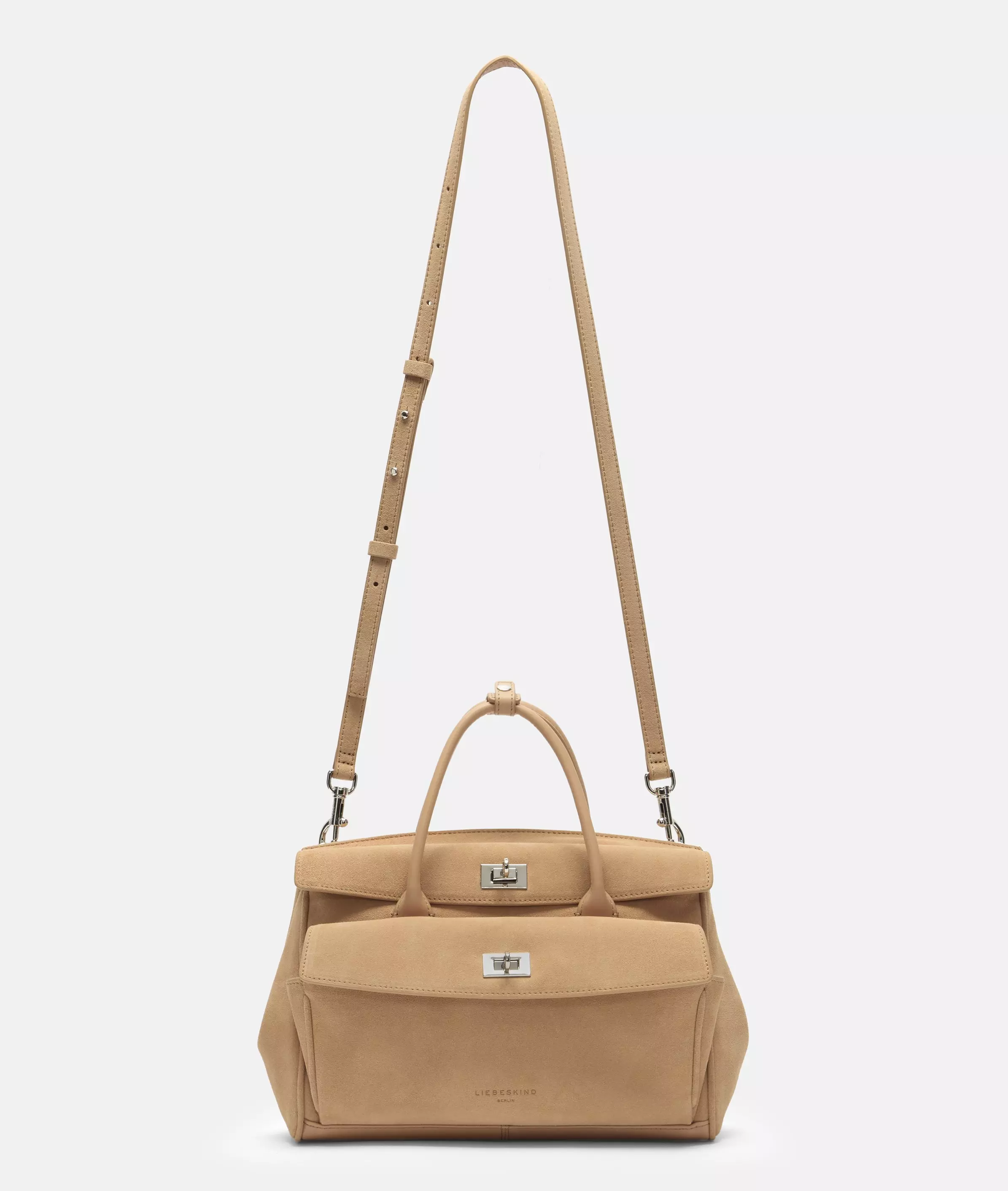 Archive Gloria II Satchel M Spacious shoulder bag made from soft suede