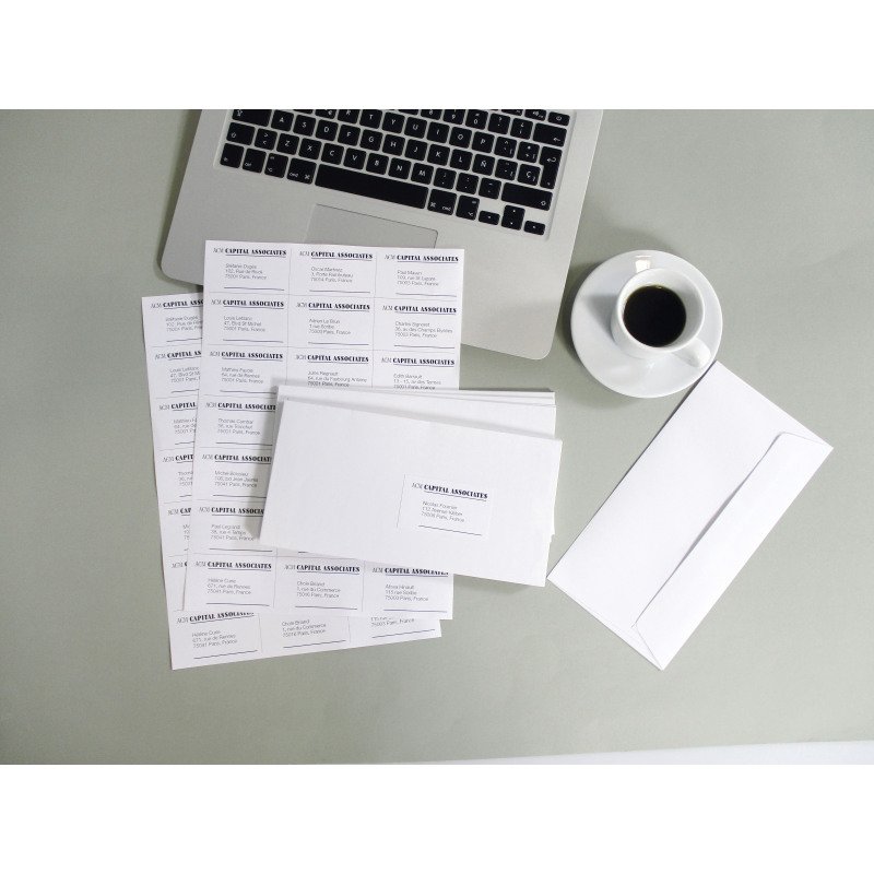 Etiquette adresse multi-usages Agipa