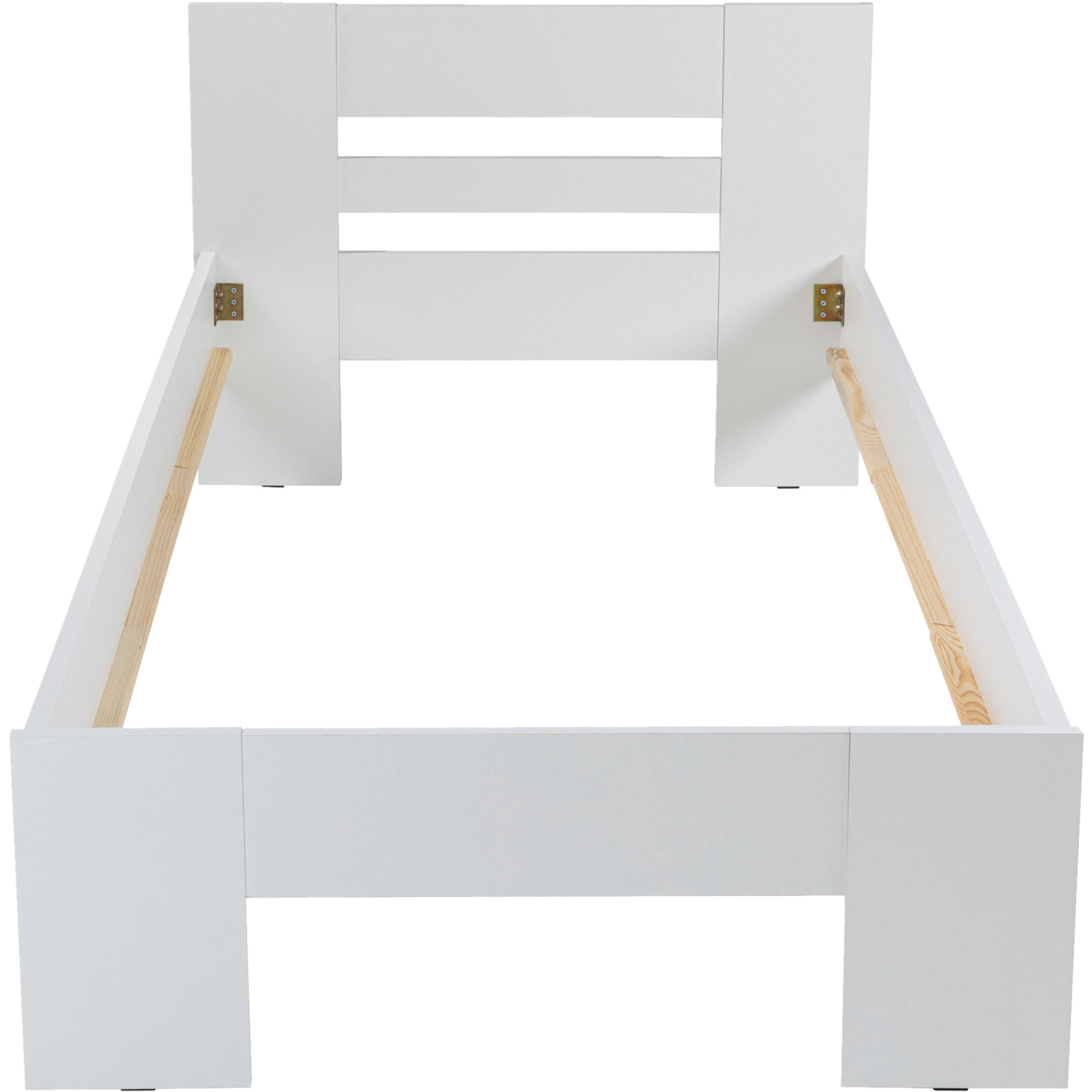 Bett Annik MDF weiss 90 x 200 cm