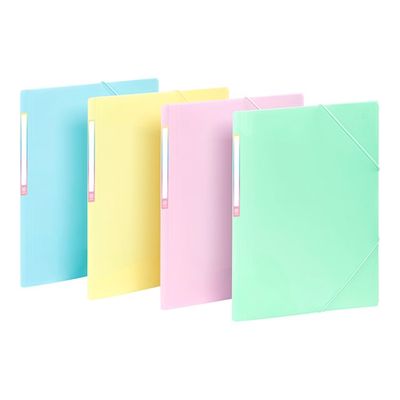 Viquel Rainbow Pastel - Chemise à 3 rabats - A4 - disponible dans différentes couleurs