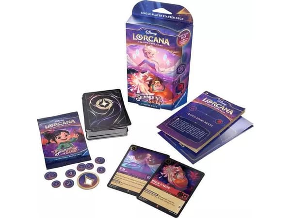Ravensburger Disney Lorcana TCG Shimmering Skies, Kort Spill, Samleobjekt, 8 år