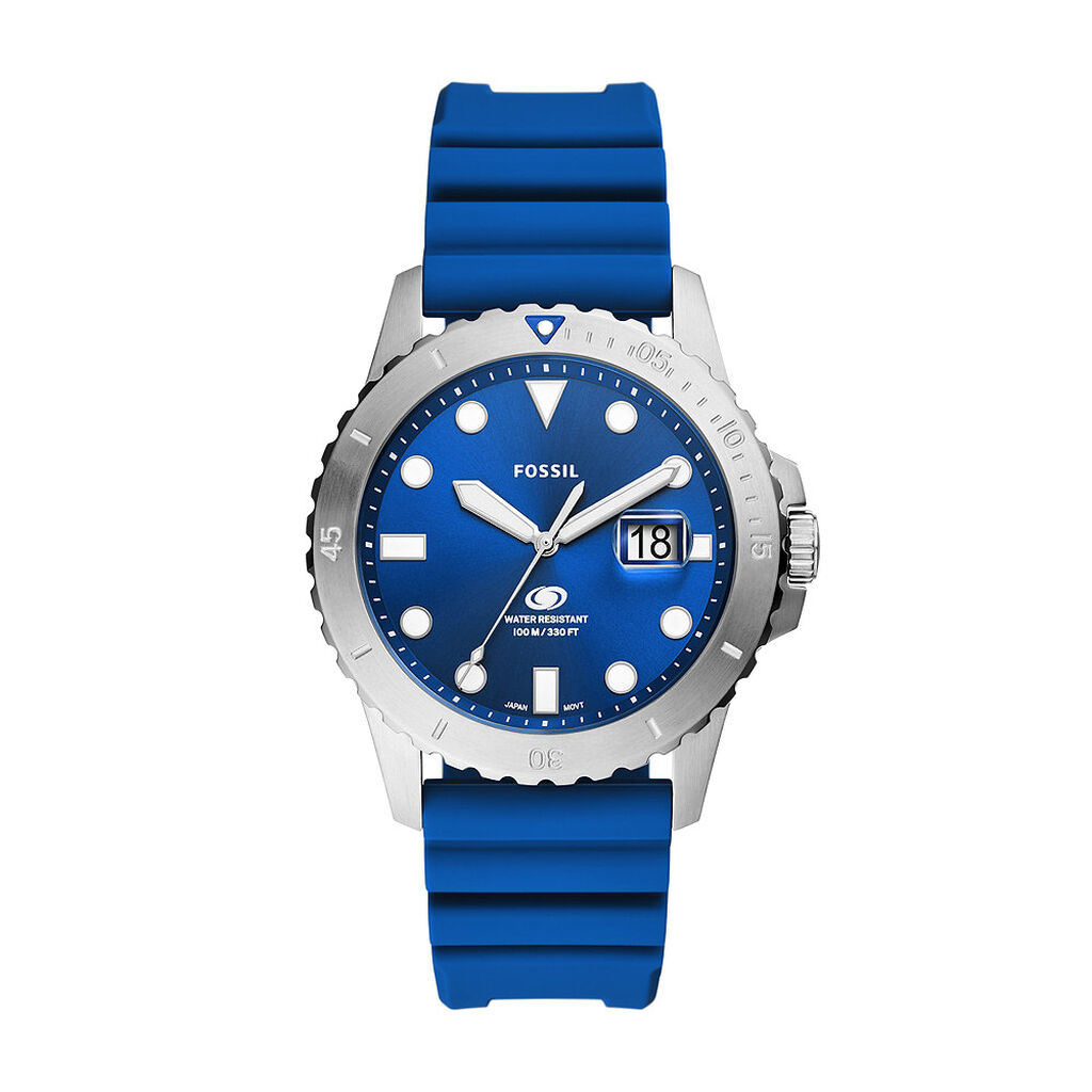 Montre Fossil blue Bleu