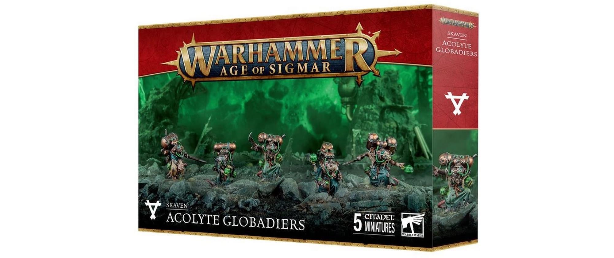 Figurenset Age of Sigmar Skaven GiftwindakolythenWarhammer Age of Sigmar: Skaven Giftwindakolythen Bausatz