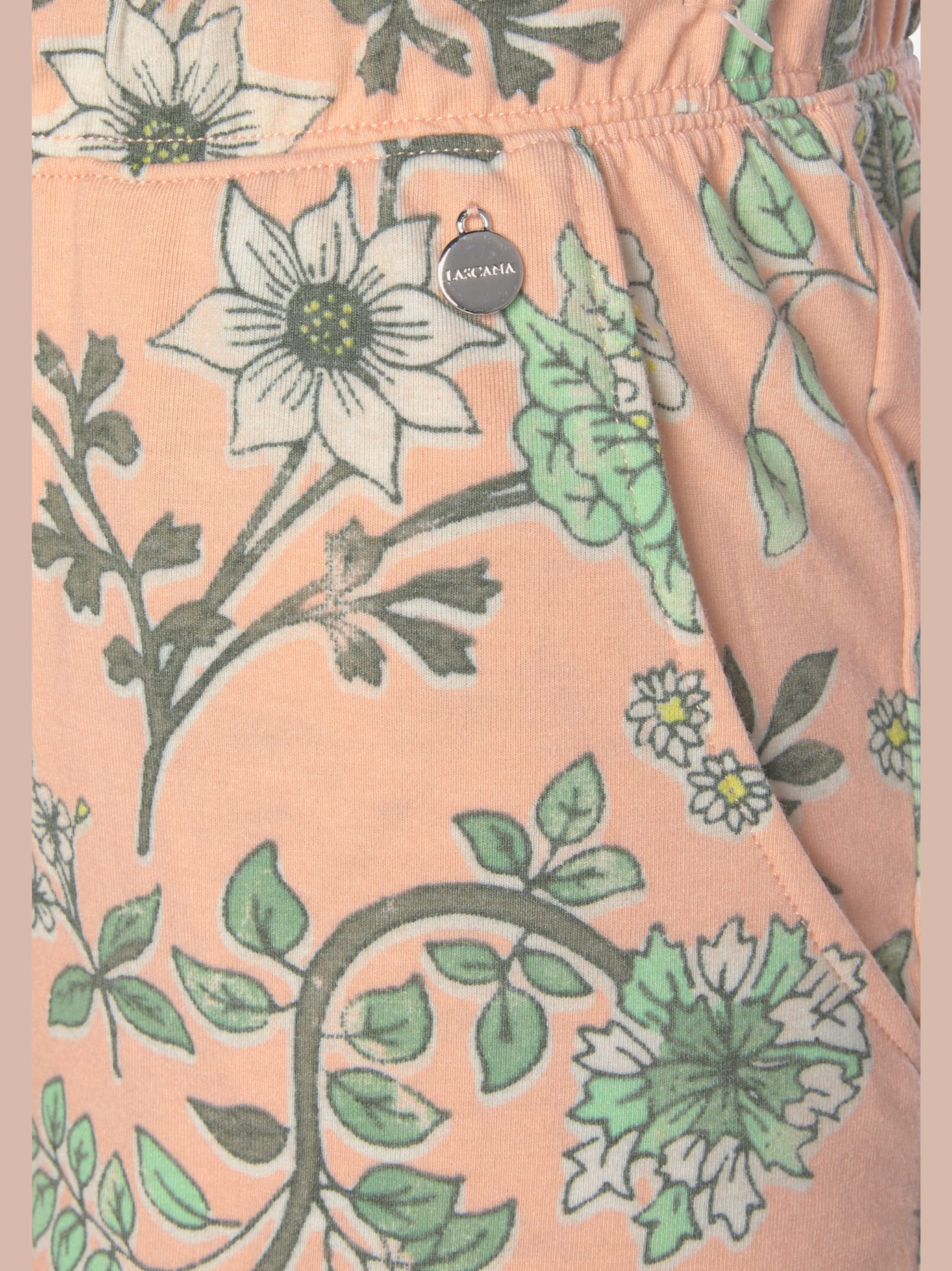 Short de nuit short de pyjama fantaisie avec imprimé floral