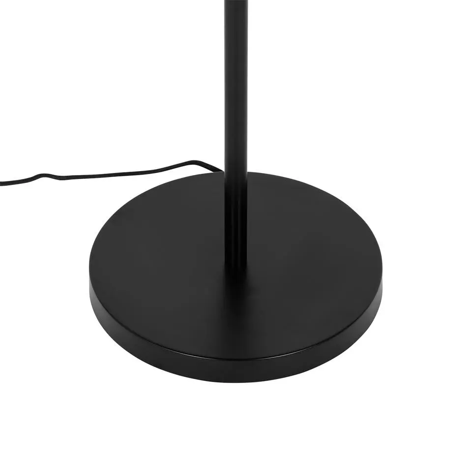 Qazqa vloerlampen ayesha zwart e27