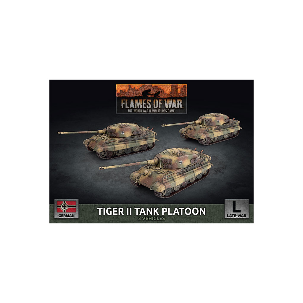 Flames of War - Tiger II Tank Platoon