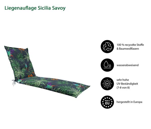 Dehner Liegenauflage Sicilia für Gartenliege