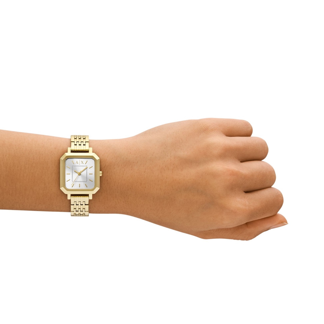 Armani Exchange Leila Goldig / Silbrig