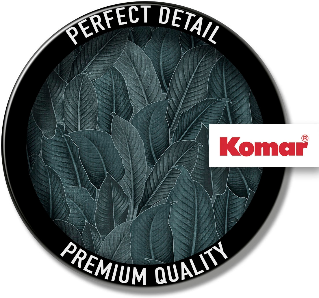 Komar Fototapete »Digitaldruck Vlies -  Bain de Feuilles - Grösse 300 x 250 cm« bedruckt glatt Wohnzimmer, Schlafzimmer