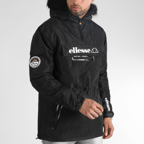 Parka Col Zippé Fourrure Paganella SHD09143 Noir