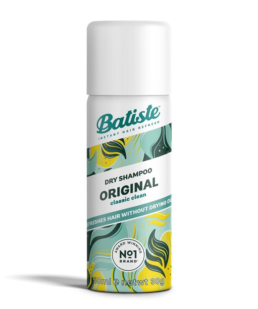 BATISTE Trockenshampoo<br>50 ml, Aerosol Spray, Aerosol, Original Mini