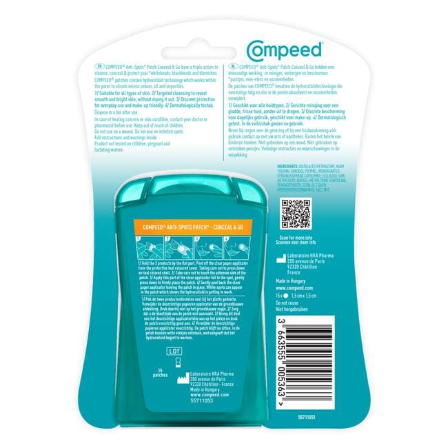 Compeed Anti-Spots Conceal & Go patches 15 stuks