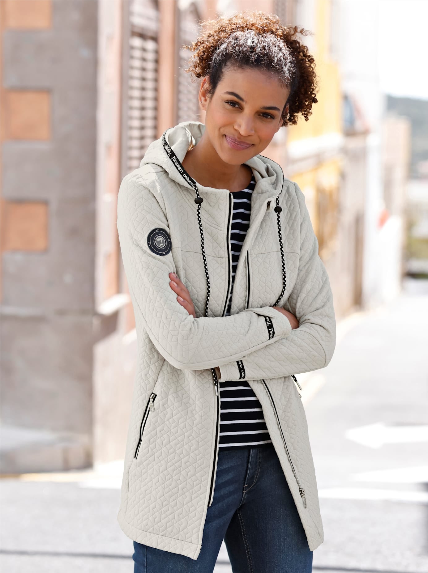 Casual Looks Shirtjacke »Jersey-Jacke« 1 Stk. tlg.