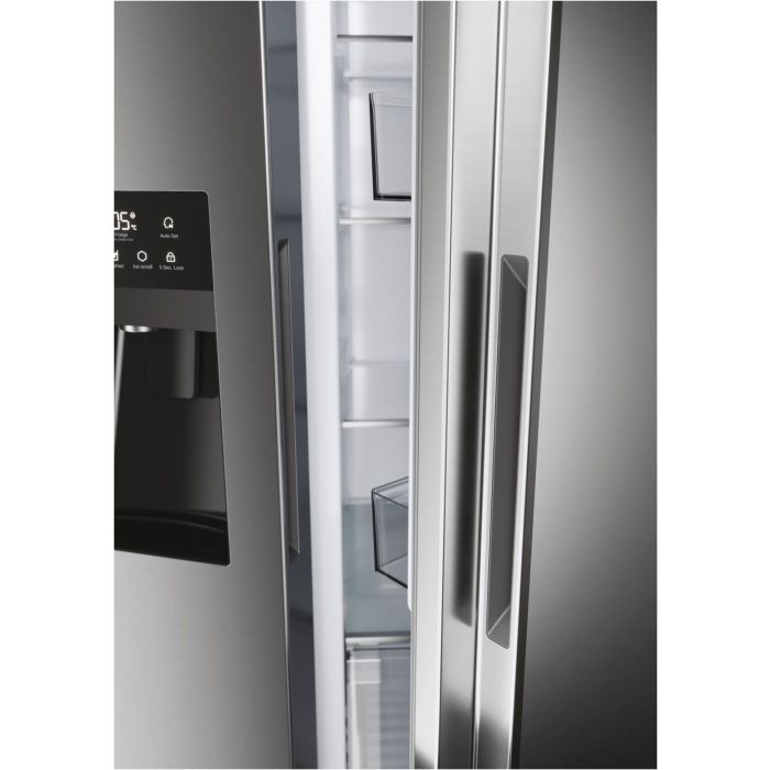 Haier Side-by-Side 90 SERIE 5 HSR5918DIMP Platinum Inox - Interner Wassertank
