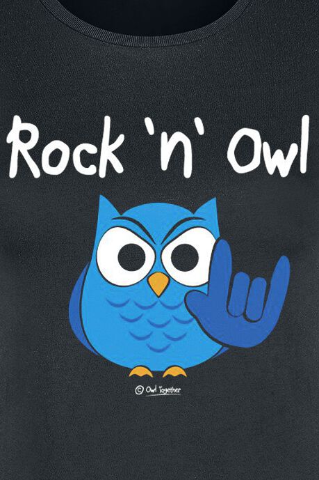 Rock 'n' Owl | Tierisch T-Shirt Manches courtes