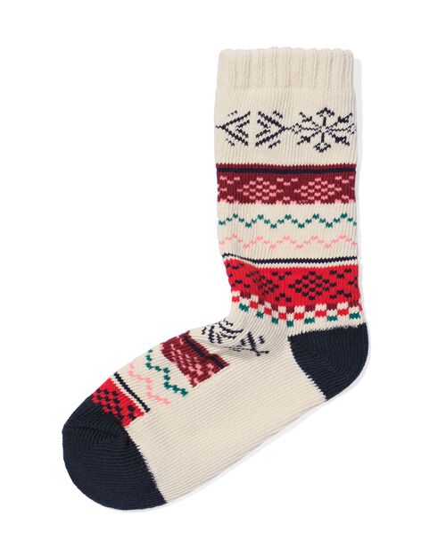 chaussettes Noël imprimé nordique multi
