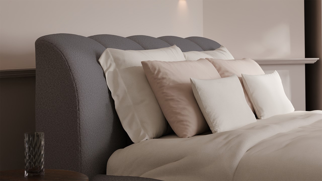 Bed Dune - Warm wool dark grey