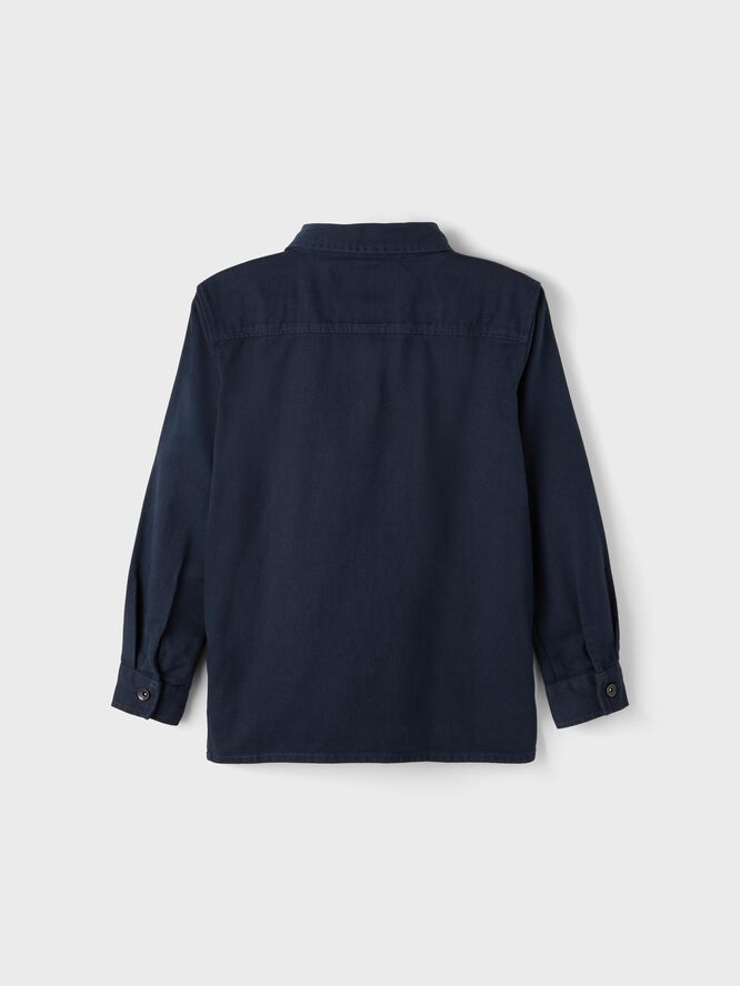 Name It NKMTYPE LS TWI OVERSIZE SHIRT NOOS Blå