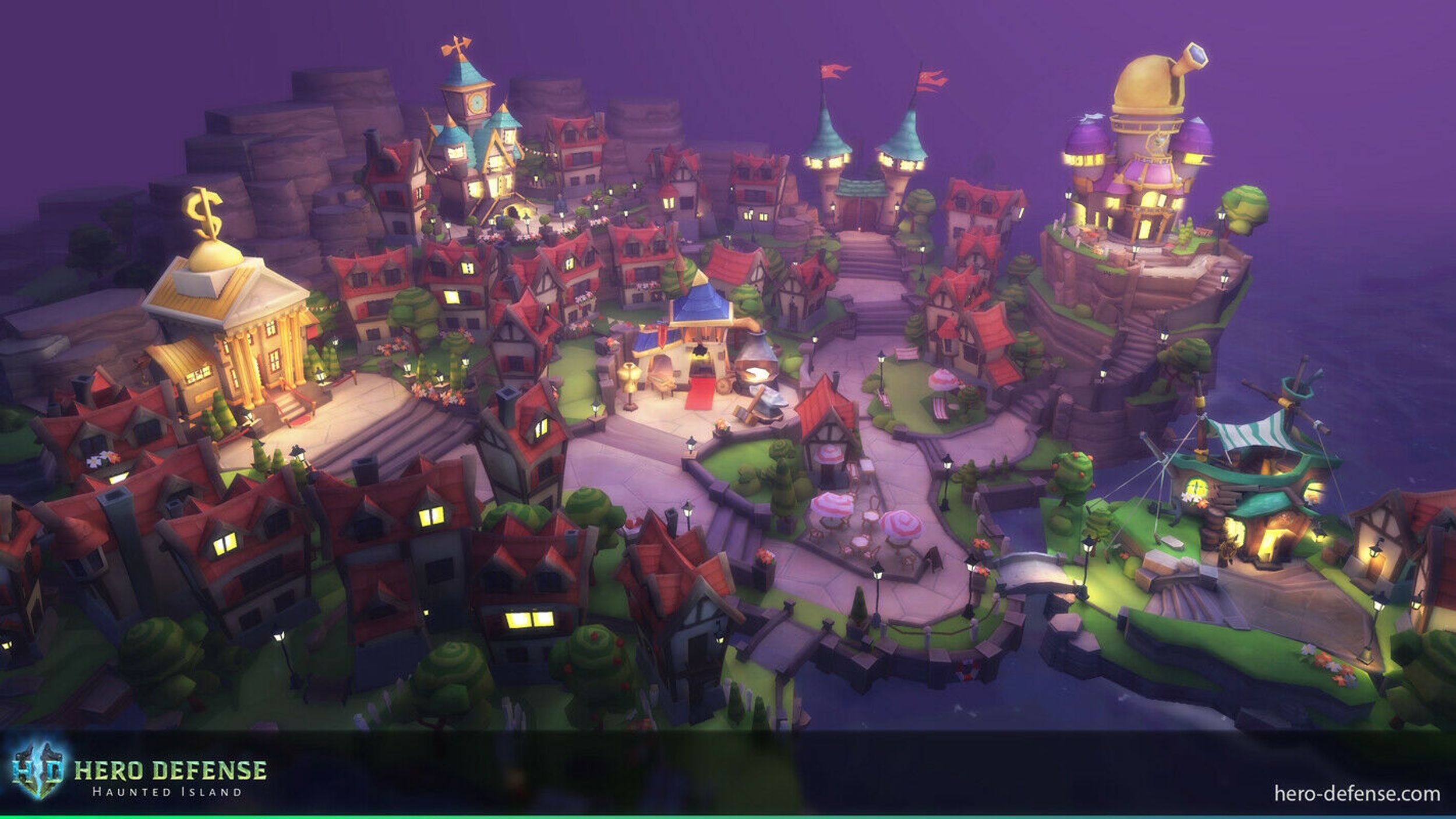 Hero Defense: Haunted Island