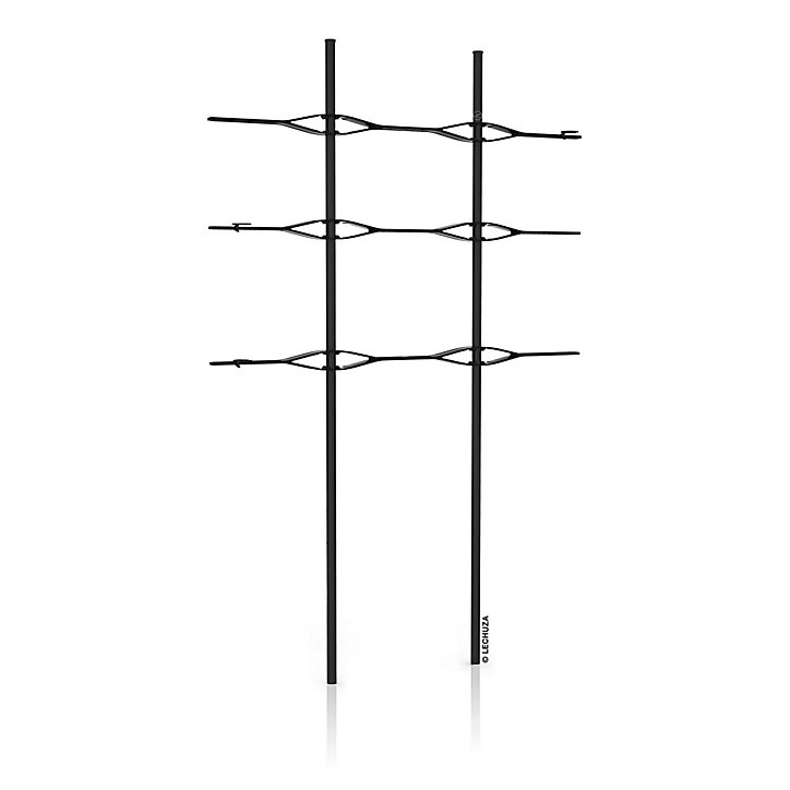 Treillis pour jardinière Lechuza Trio Cottage noir 30